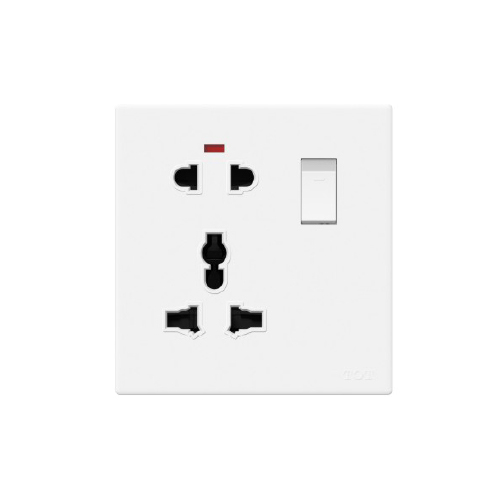 Ổ cắm 5 chấu + Công tắc đơn K06 Z226