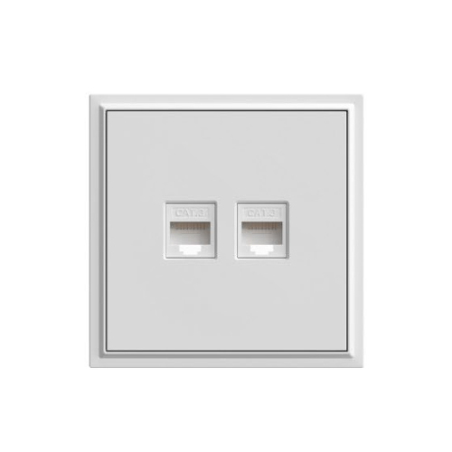 Ổ cắm điện thoại + mạng K08 T214