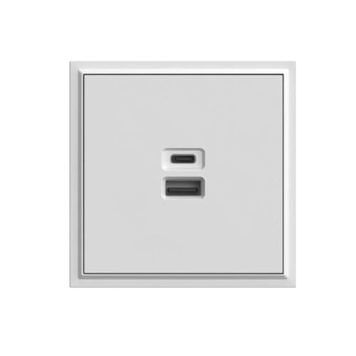 Ổ cắm USB-A + Type-C K08 T227 K08T227