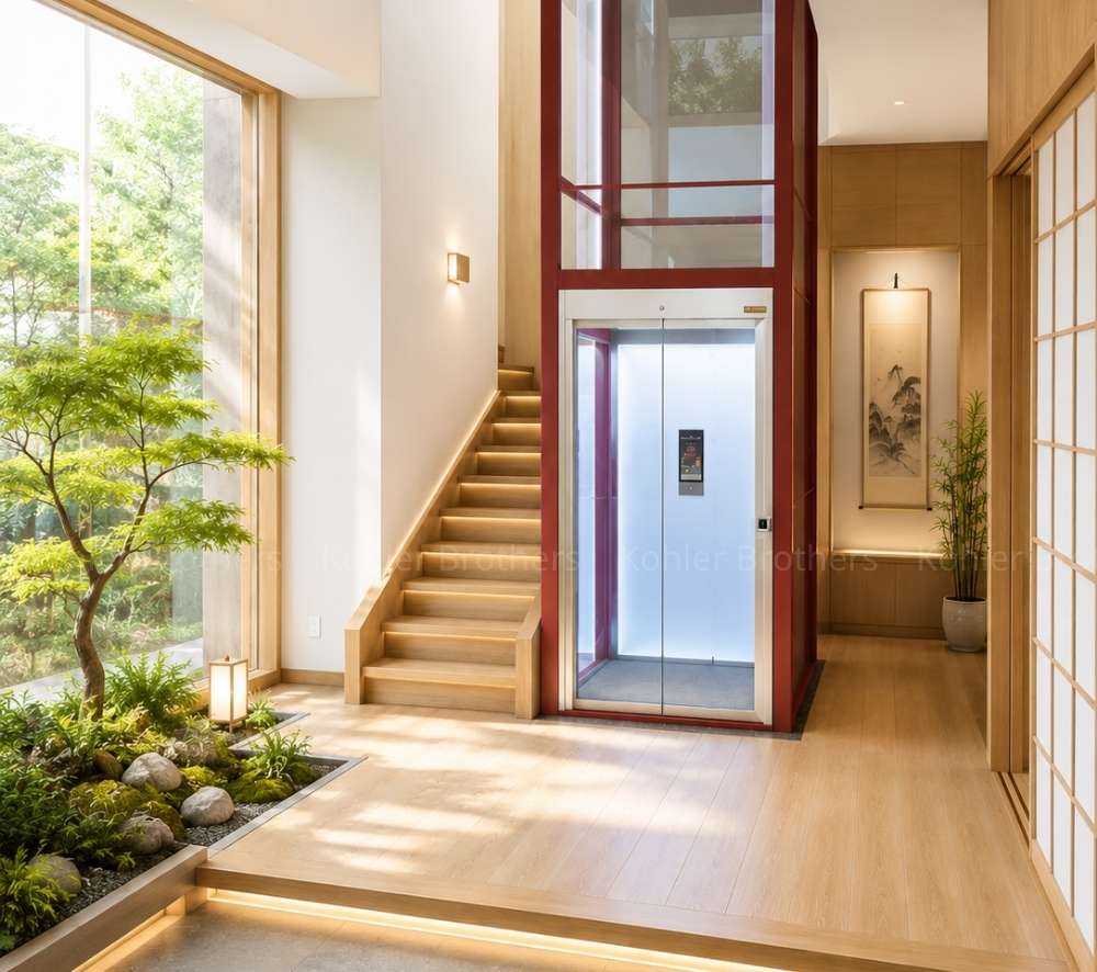Thang máy gia đình nhập khẩu nguyên chiếc Kohler Brothers – Giải pháp nâng tầm không gian sống hiện đại